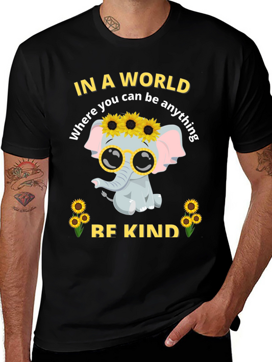 Be Kind Elephant Graphic Tee