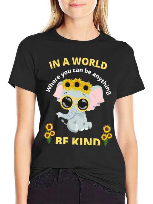 Be Kind Elephant Graphic Tee