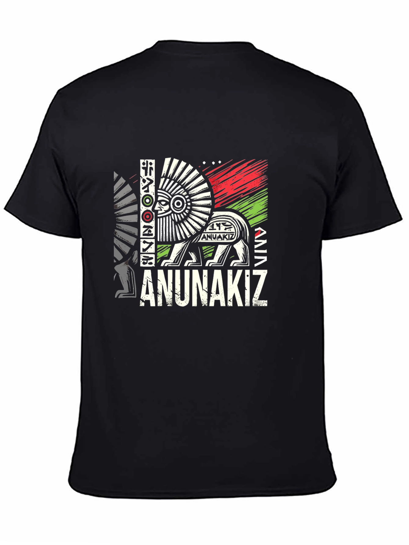 Anunnakiz Graphic Print Crew Neck T-Shirt