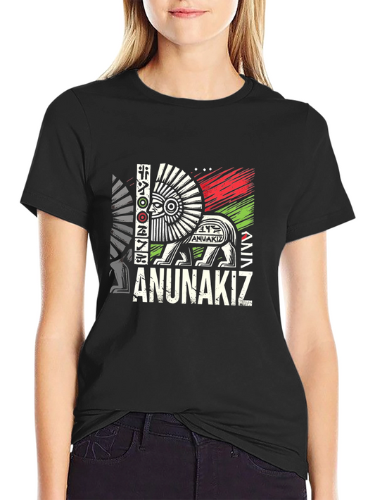 Anunnakiz Graphic Print Crew Neck T-Shirt