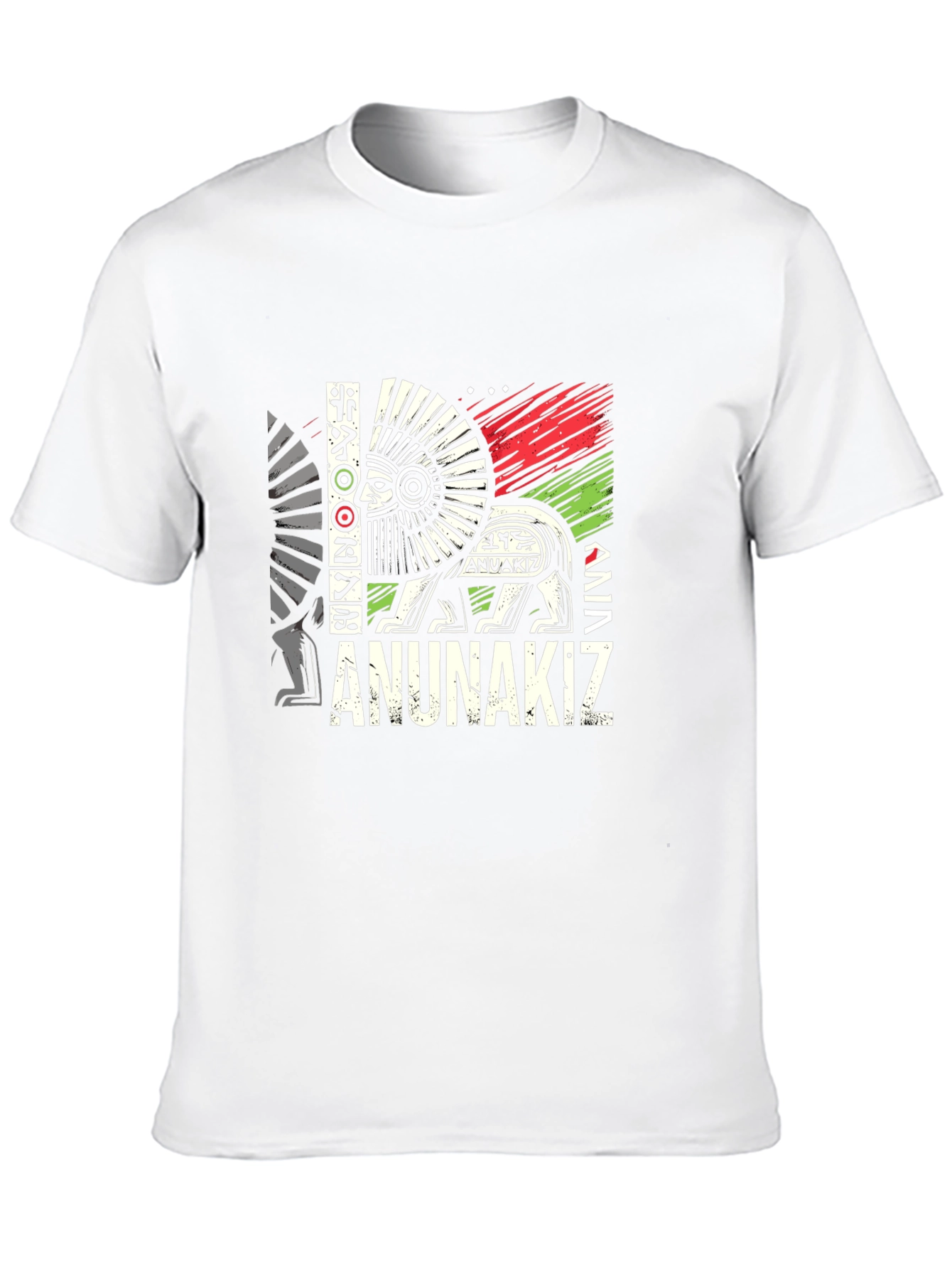 Anunnakiz Graphic Print Crew Neck T-Shirt