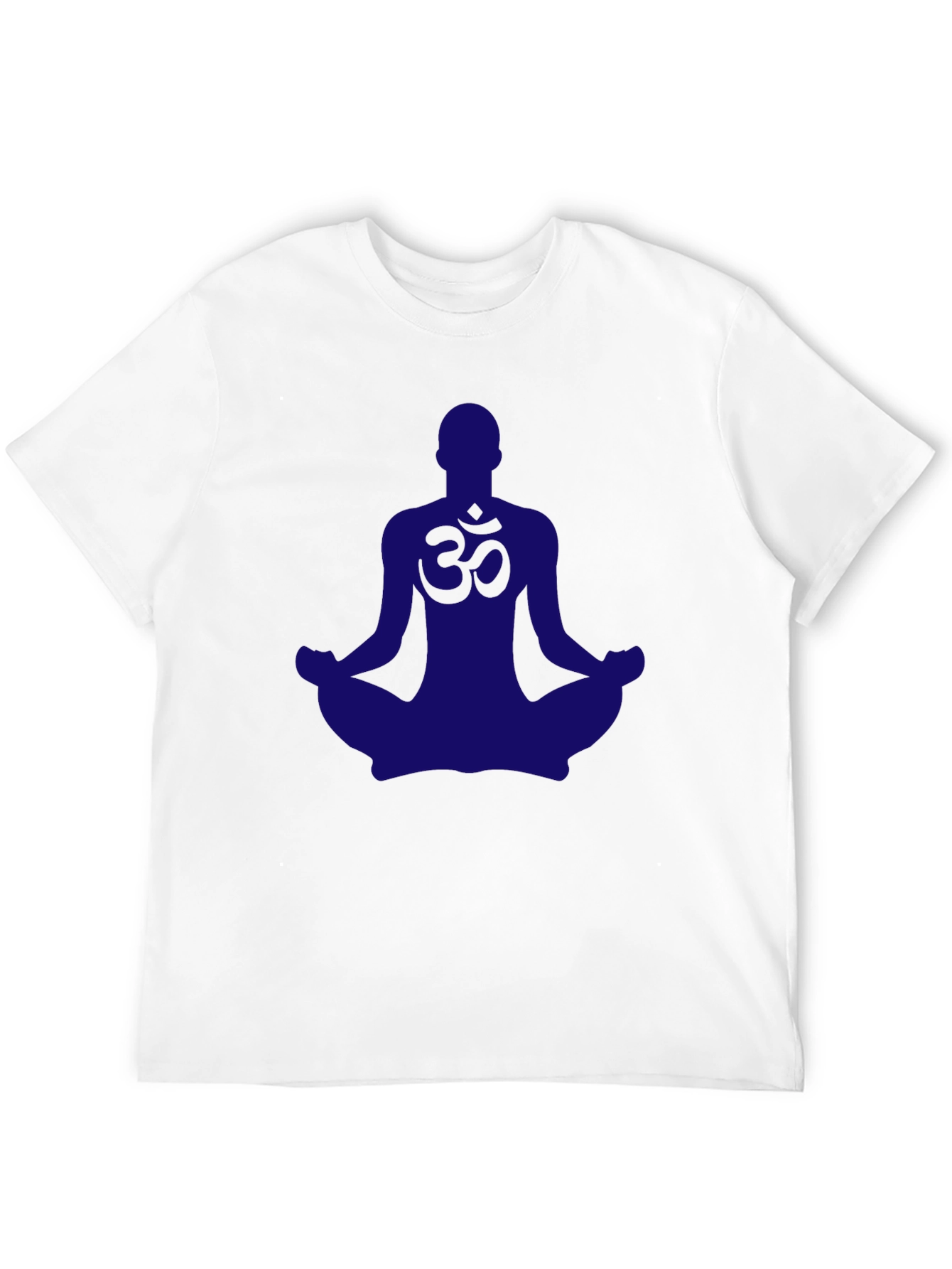 Meditating Yoga Om Symbol Graphic Tee