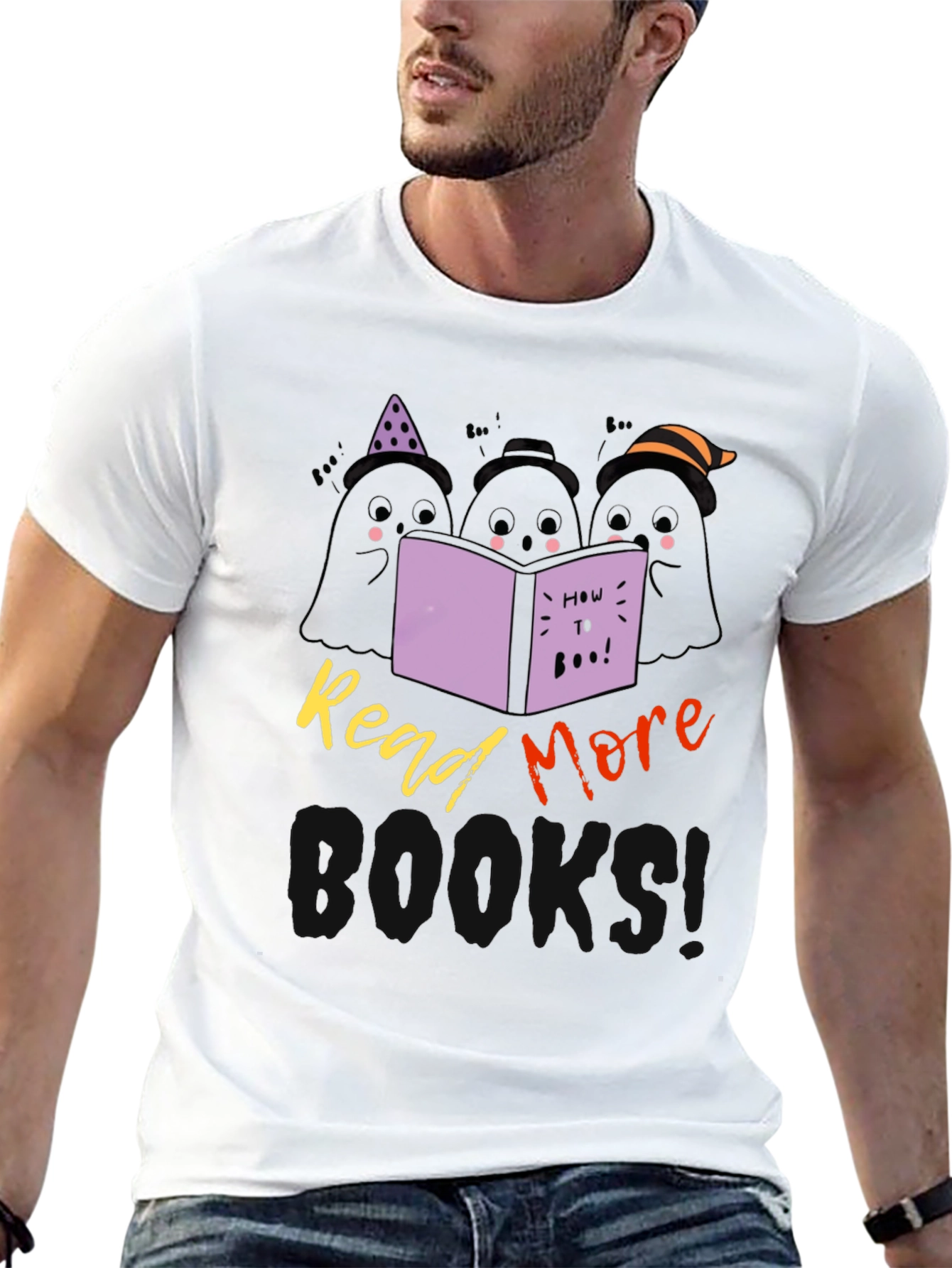 Read More Books Halloween Ghosts T-Shirt