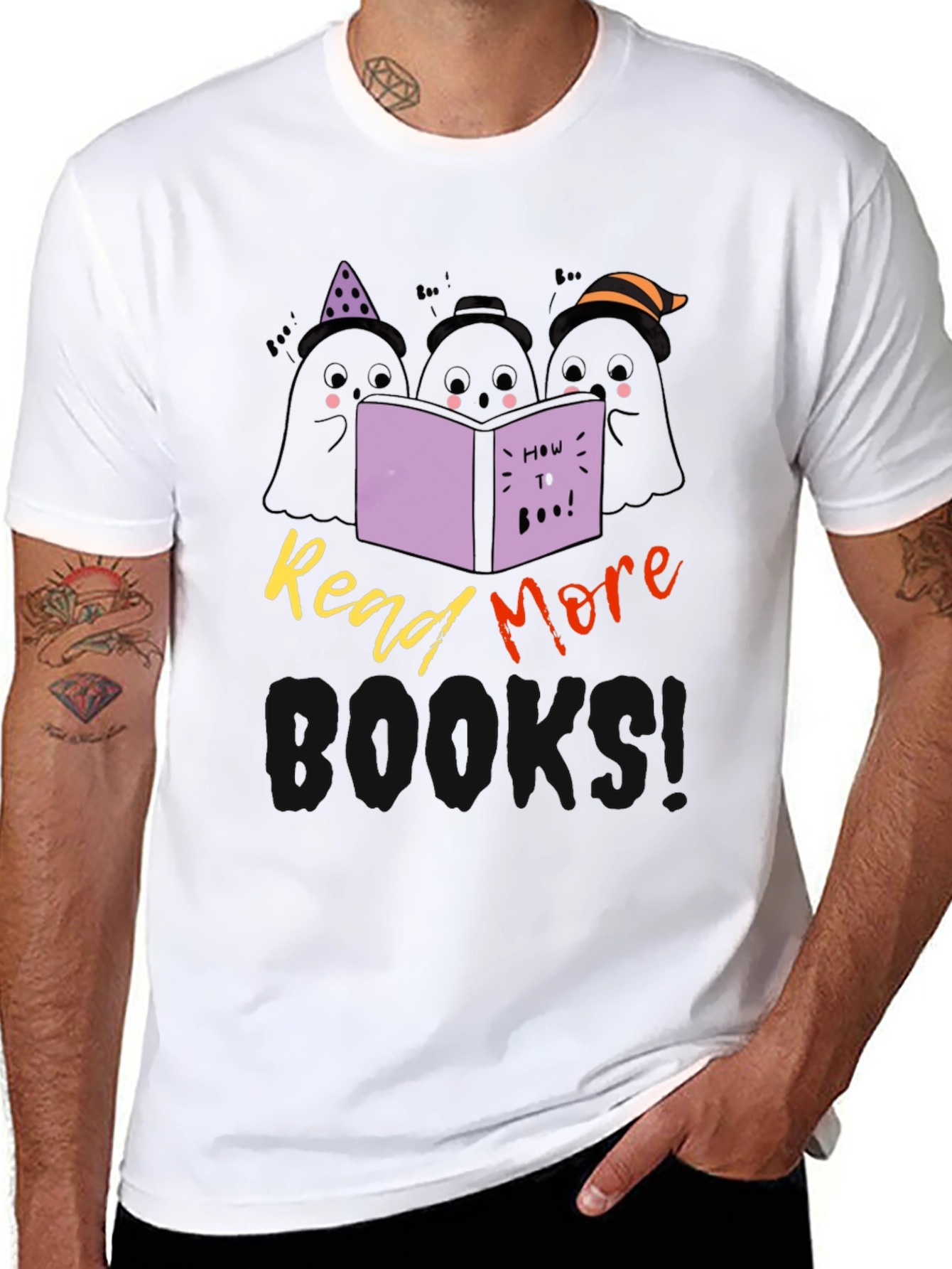 Read More Books Halloween Ghosts T-Shirt