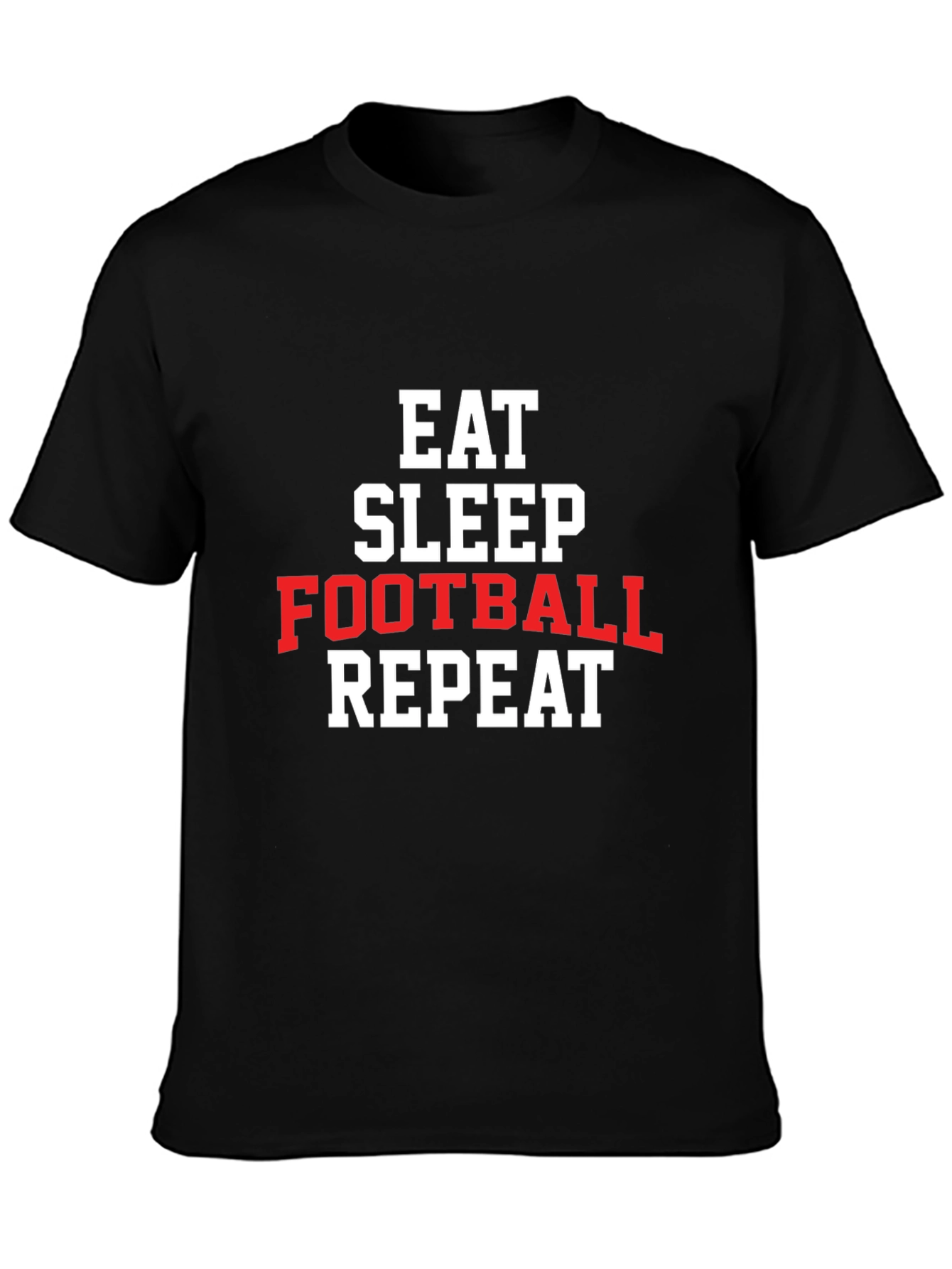 Eat Sleep Football Repeat T-Shirt