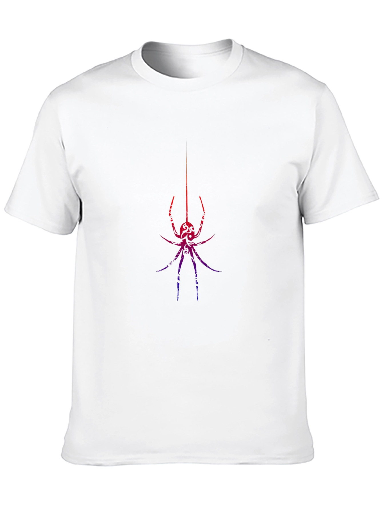 Black Widow Spider Graphic Print T-Shirt