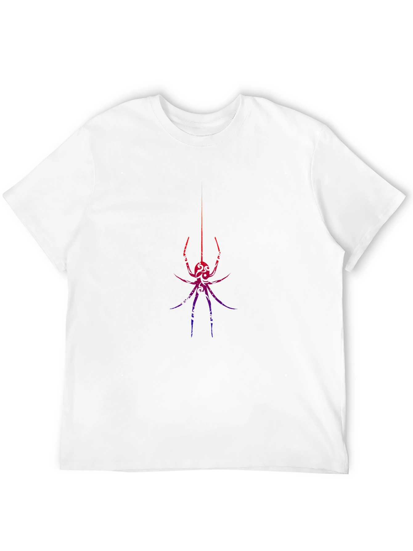 Black Widow Spider Graphic Print T-Shirt