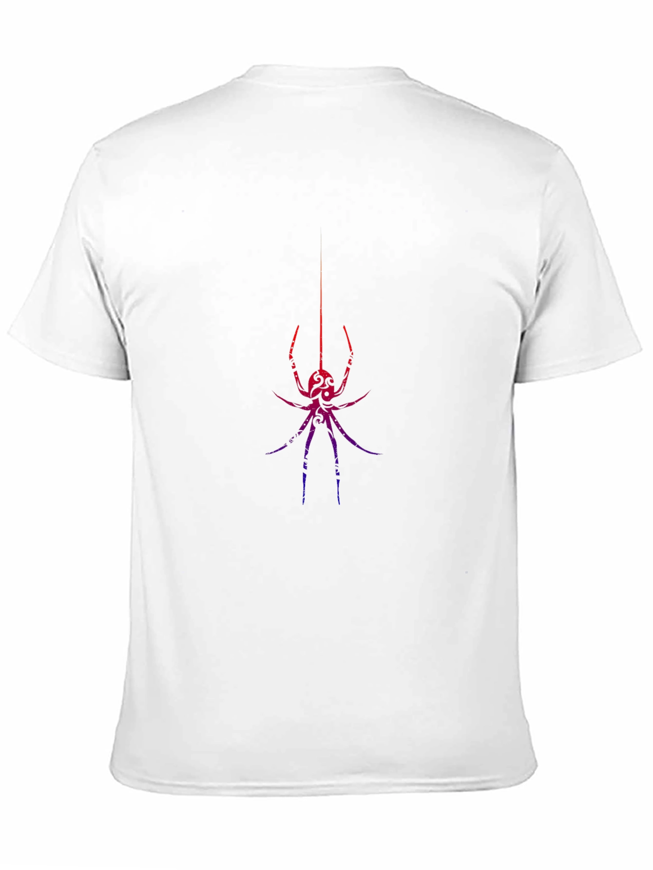 Black Widow Spider Graphic Print T-Shirt