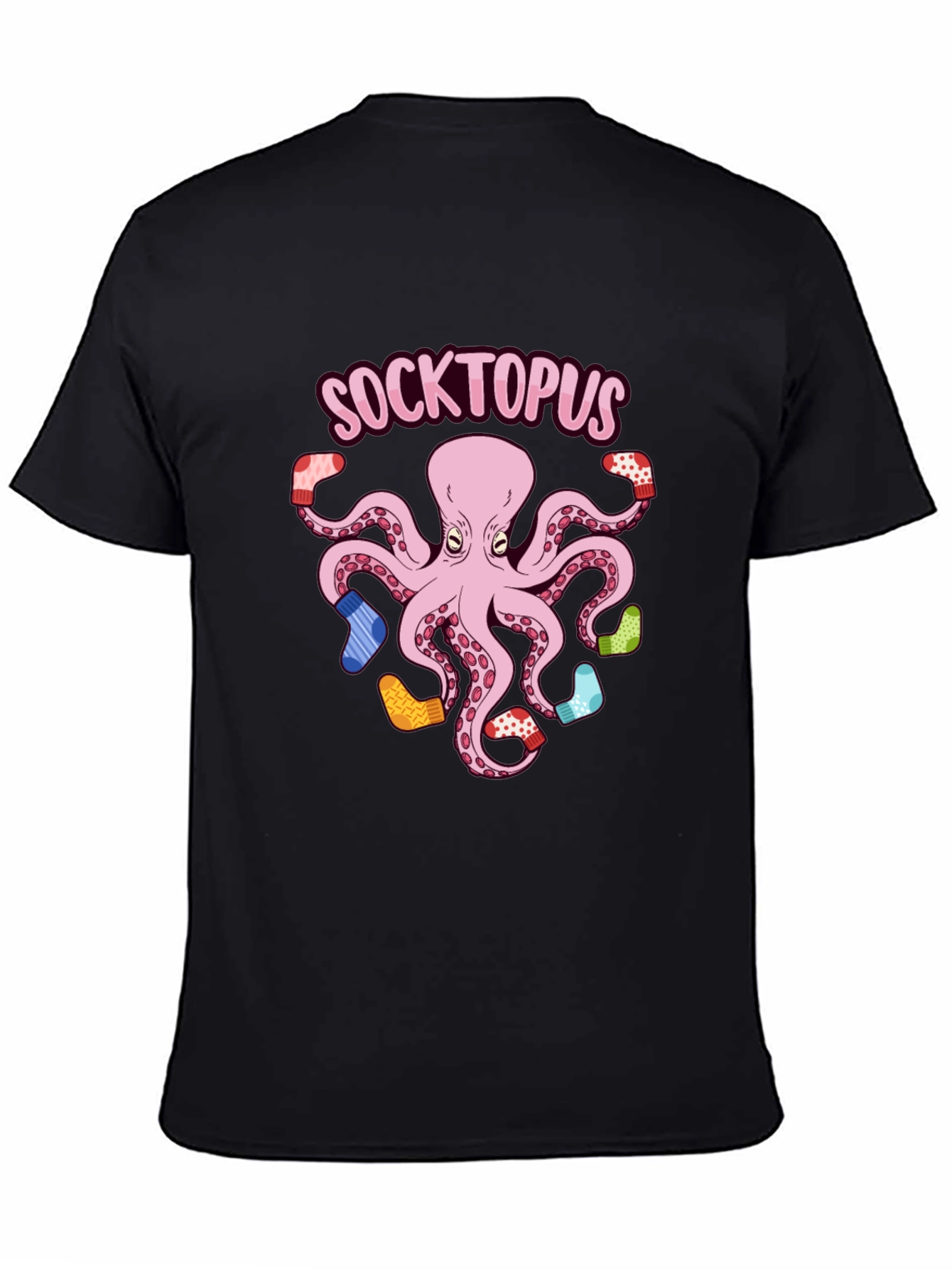 Socktopus Graphic T-Shirt - Funny Octopus Tee