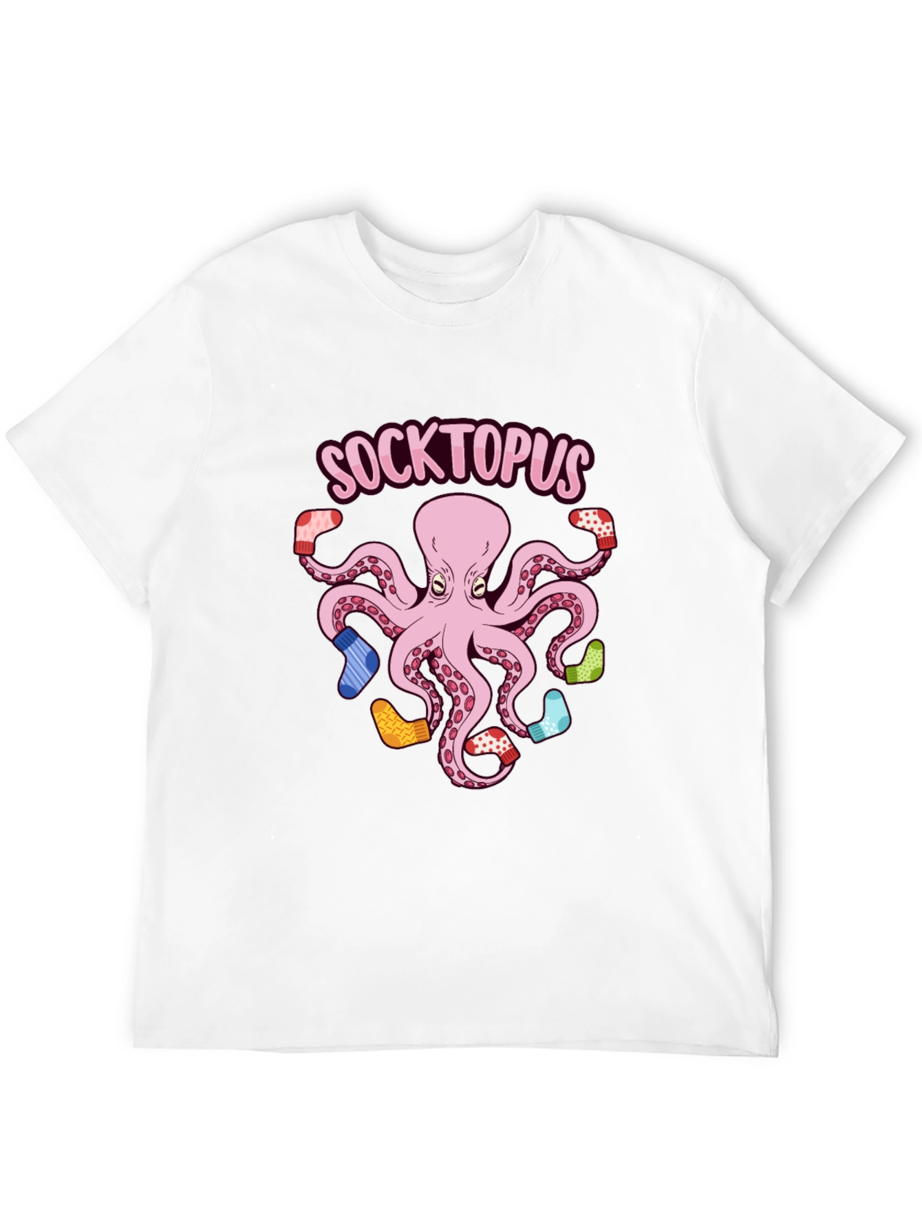 Socktopus Graphic T-Shirt - Funny Octopus Tee