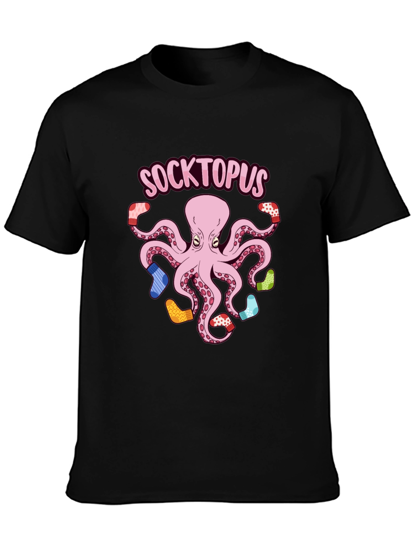 Socktopus Graphic T-Shirt - Funny Octopus Tee