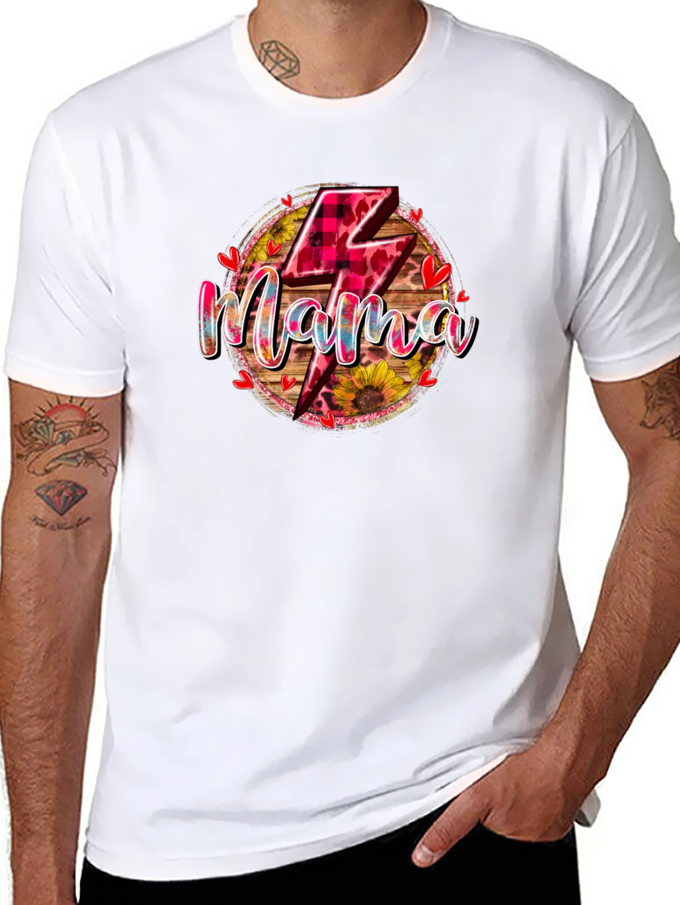 Mama Lightning Bolt Graphic Tee