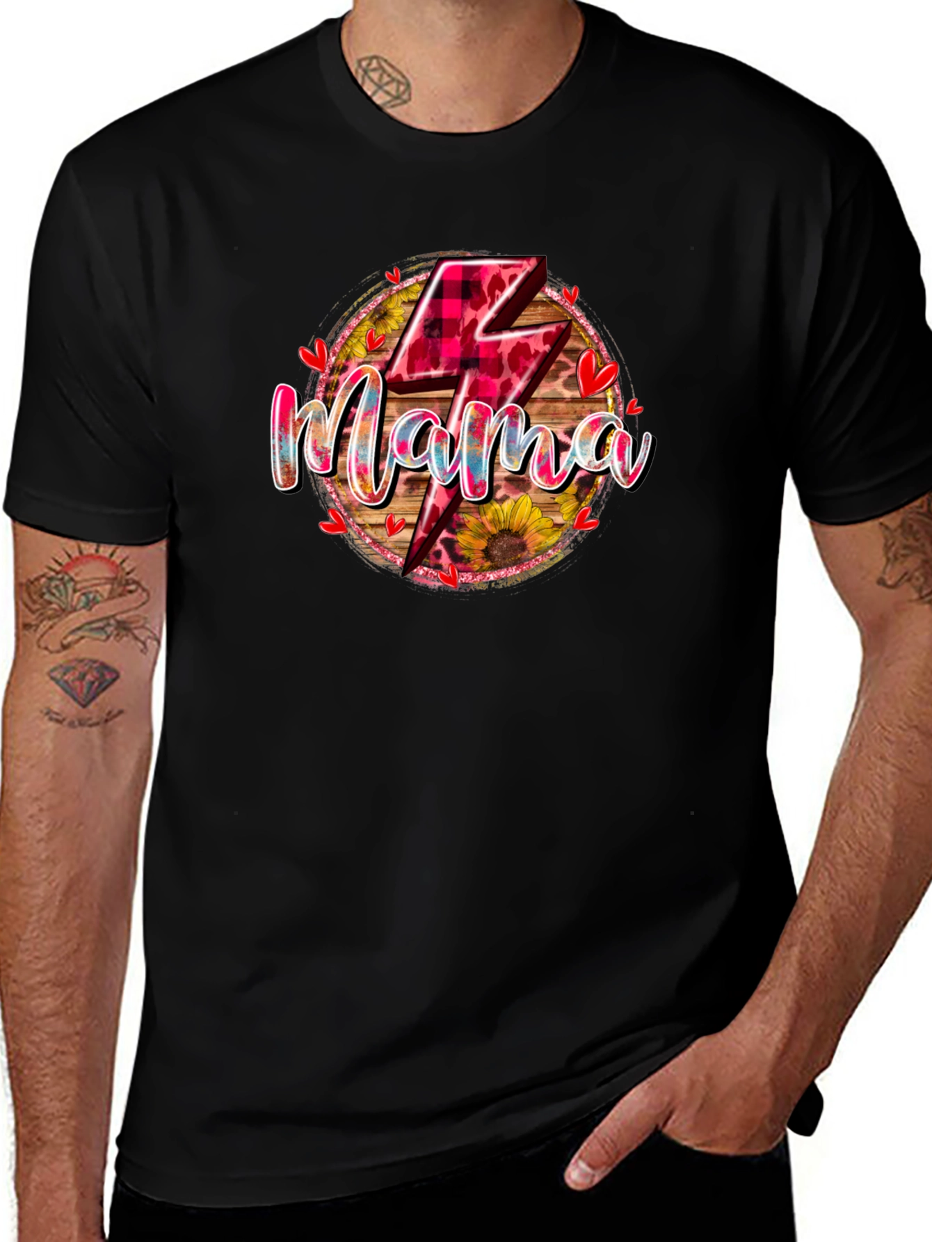 Mama Lightning Bolt Graphic Tee