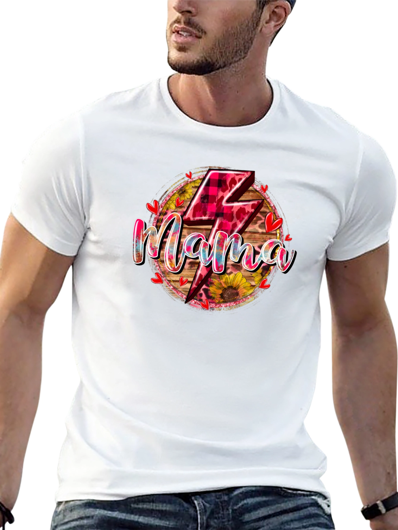 Mama Lightning Bolt Graphic Tee