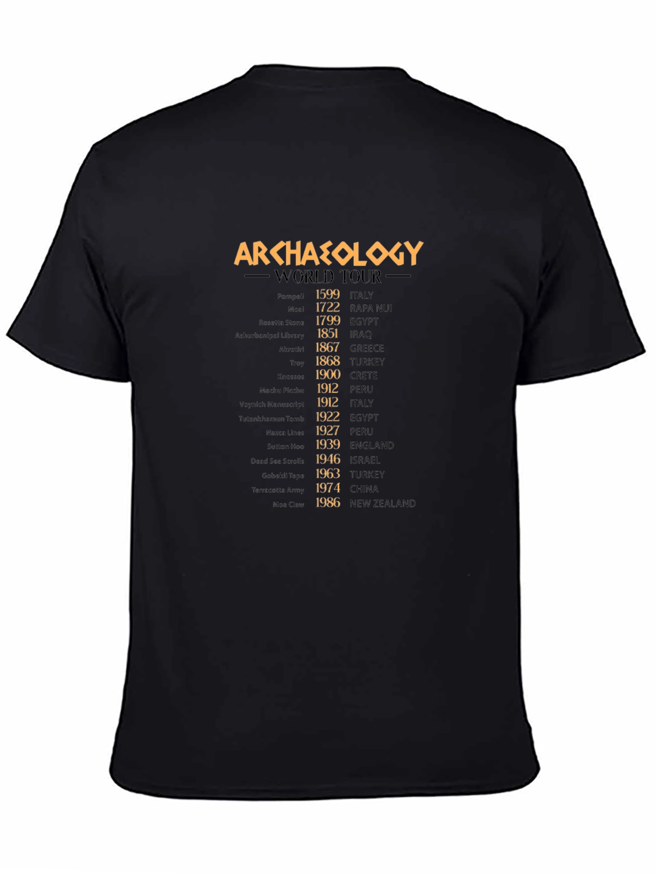 Archaeology World Tour T-Shirt