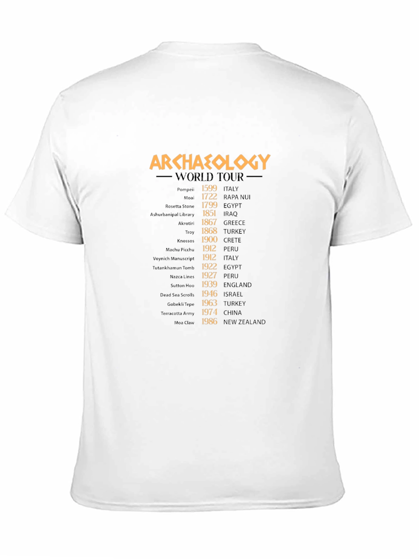 Archaeology World Tour T-Shirt