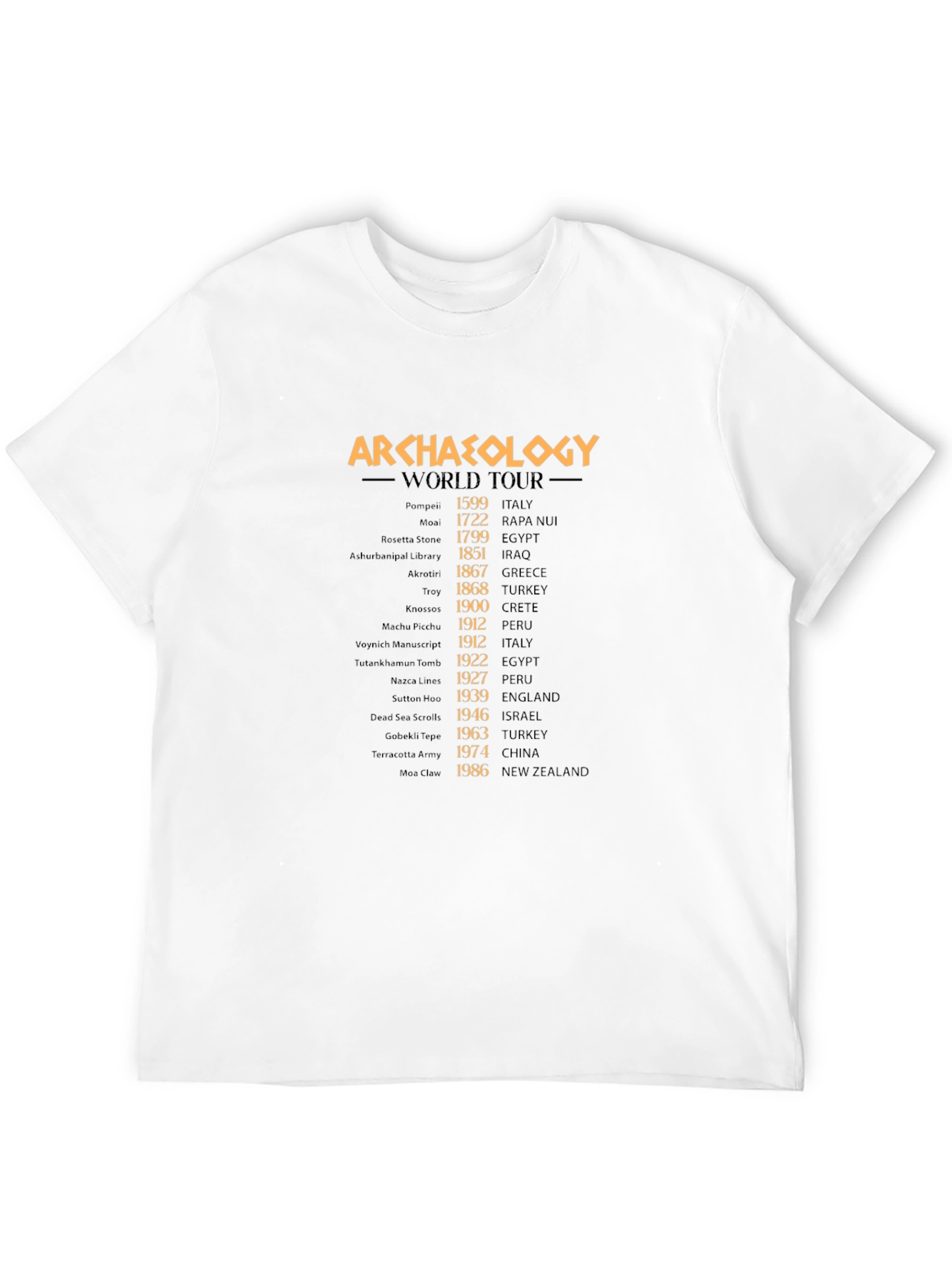 Archaeology World Tour T-Shirt