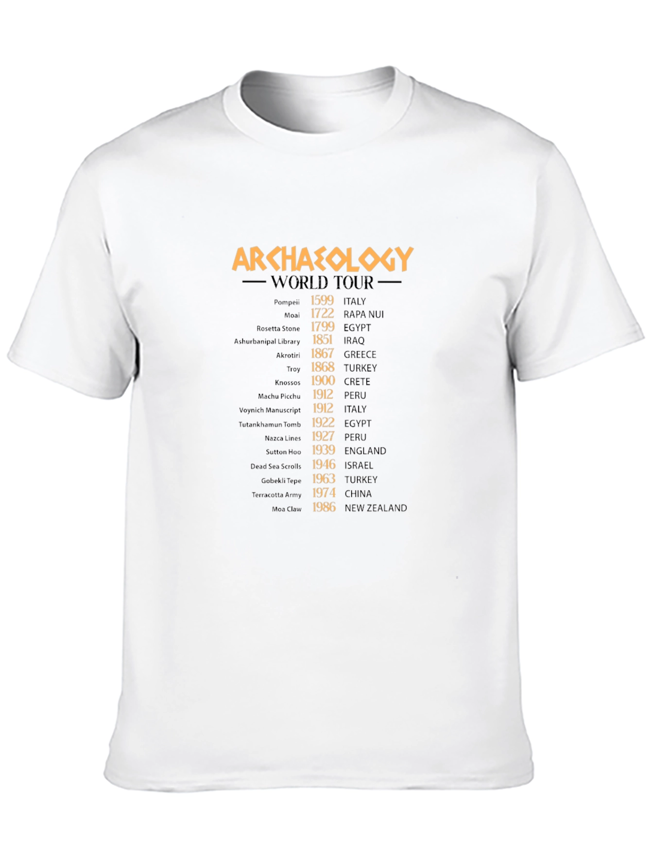 Archaeology World Tour T-Shirt