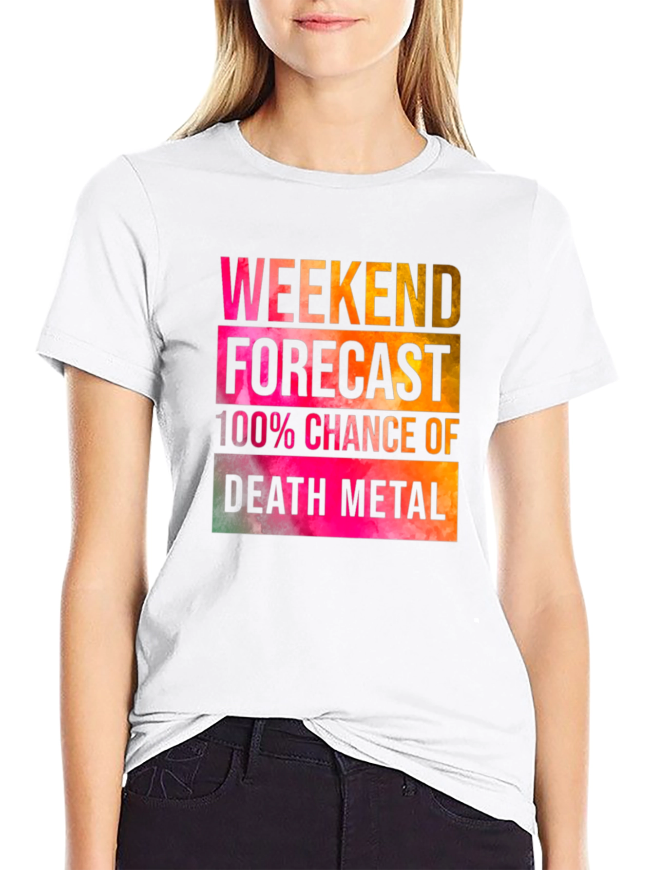 Weekend Forecast Death Metal T-Shirt