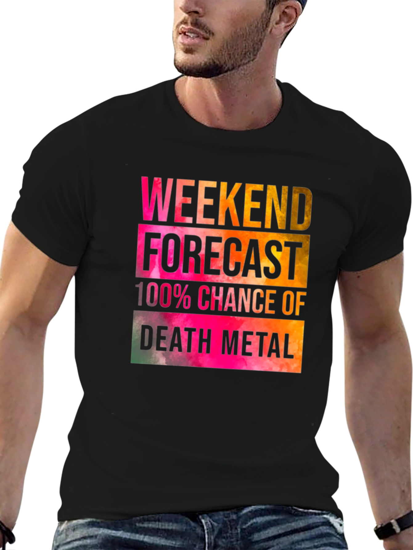 Weekend Forecast Death Metal T-Shirt