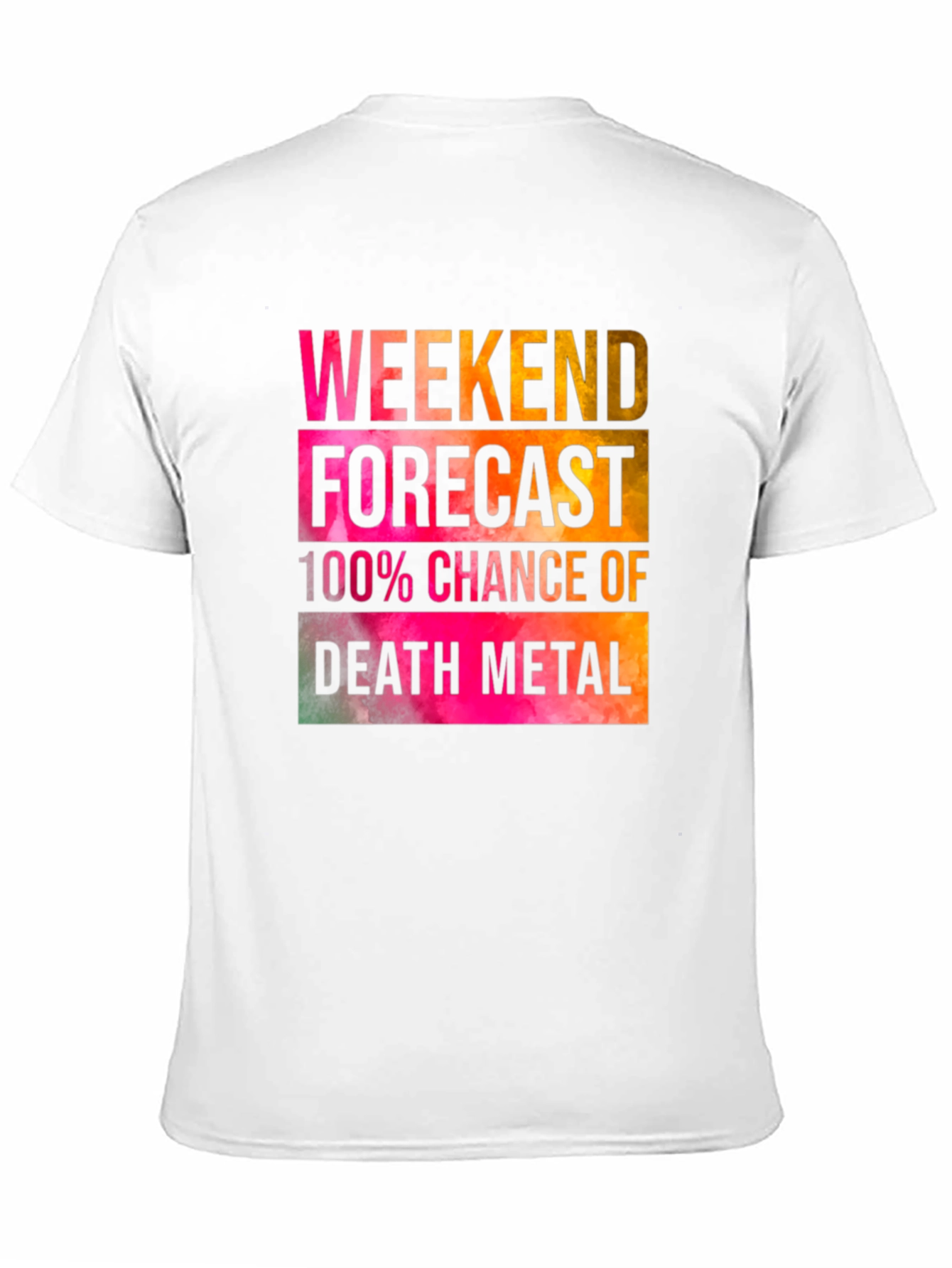 Weekend Forecast Death Metal T-Shirt