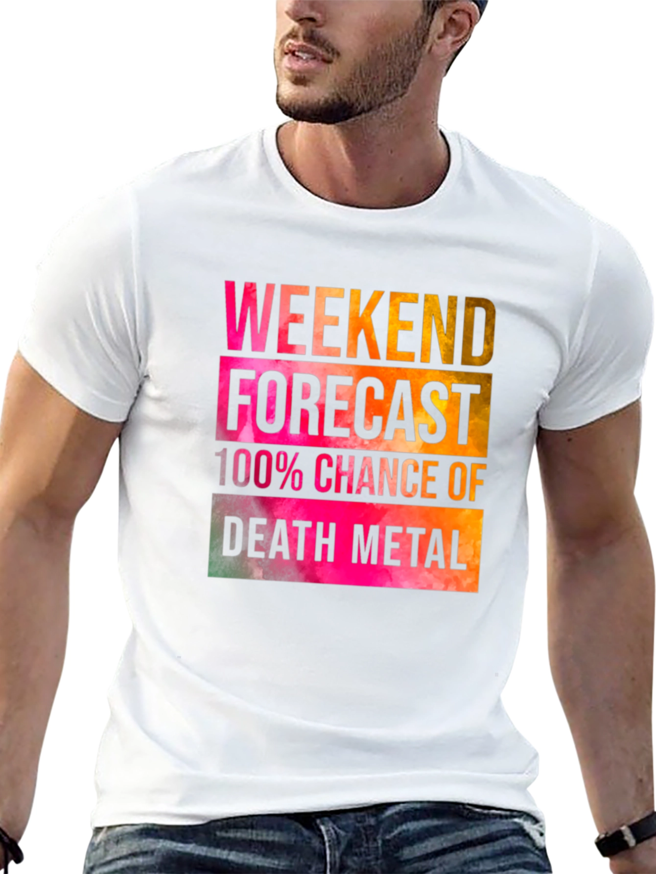 Weekend Forecast Death Metal T-Shirt