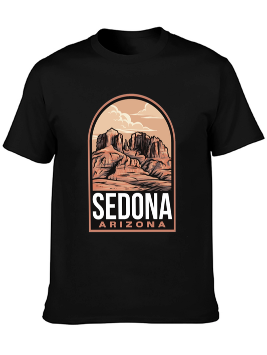 Sedona Arizona Graphic T-Shirt - Desert Scene