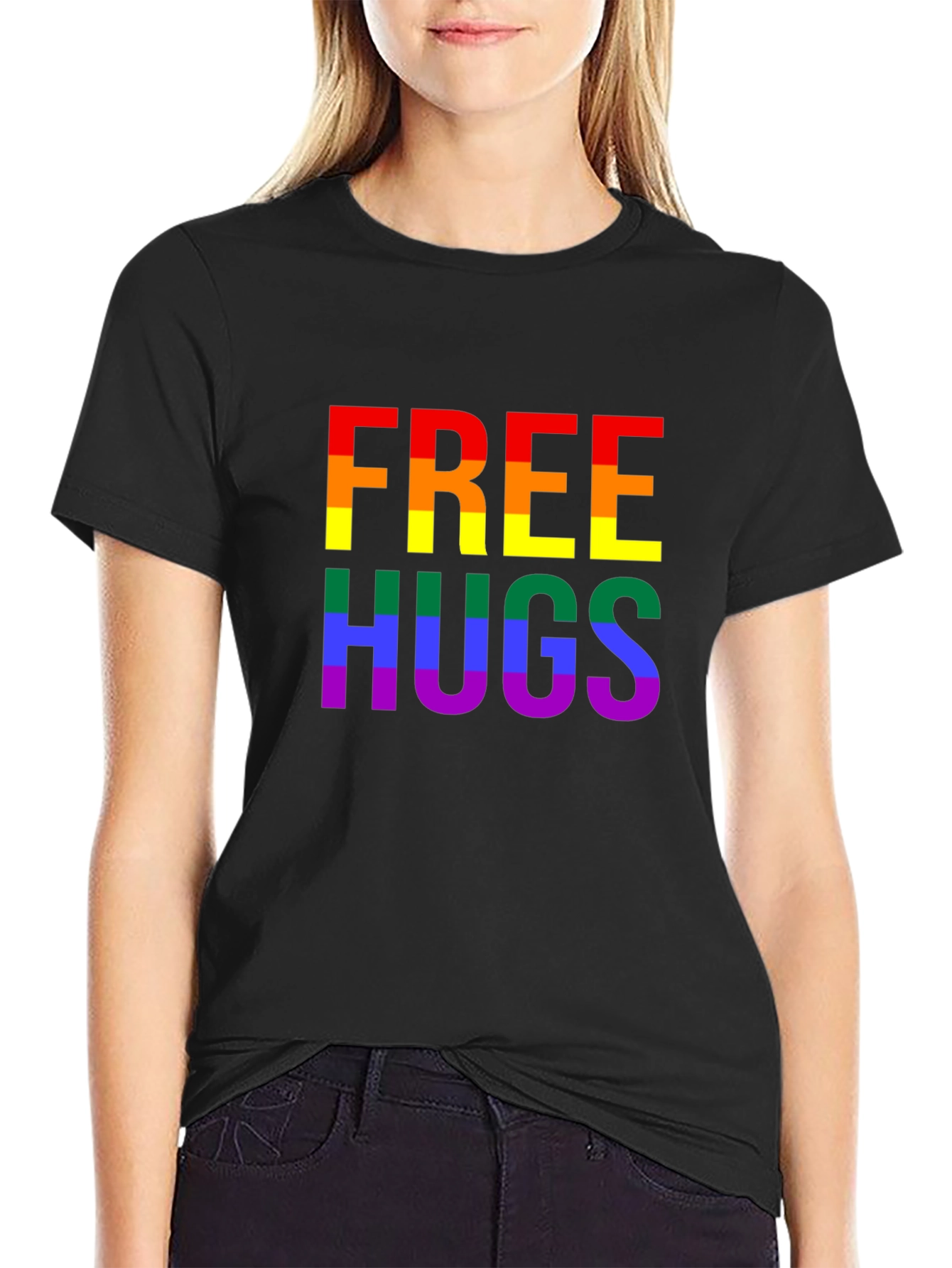 Rainbow Free Hugs Pride T-Shirt