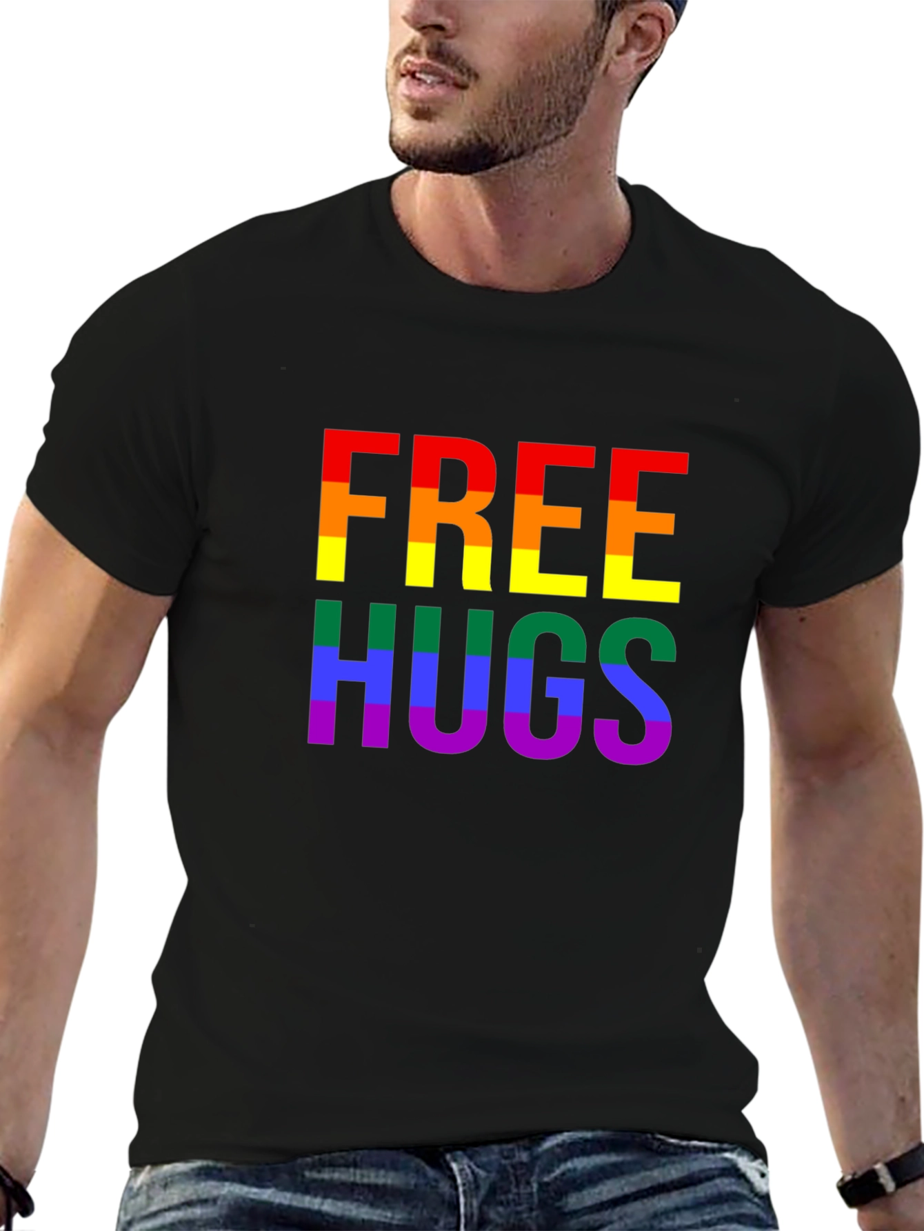 Rainbow Free Hugs Pride T-Shirt