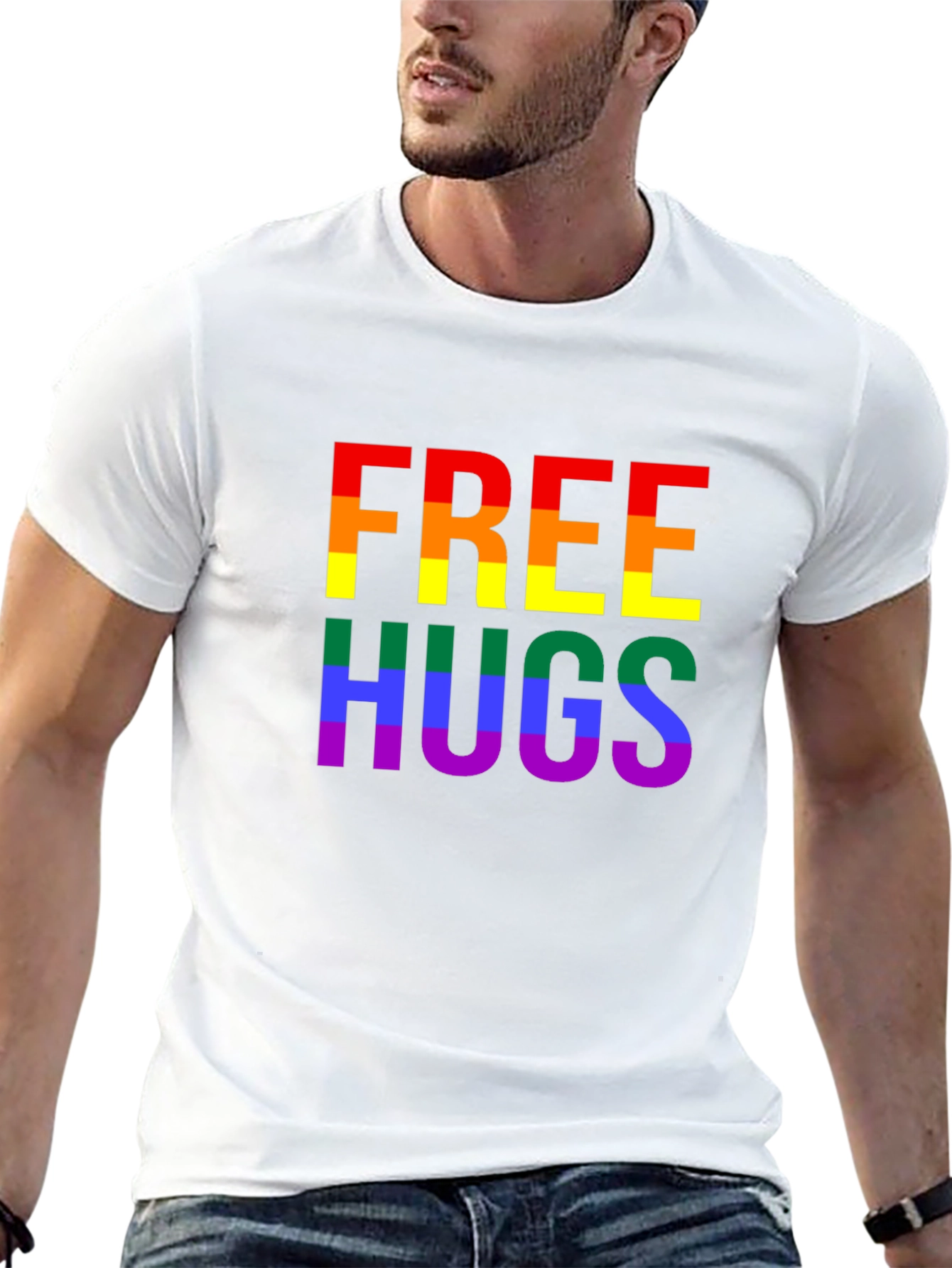 Rainbow Free Hugs Pride T-Shirt