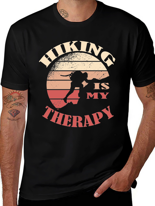 Hiking is My Therapy Graphic Tee