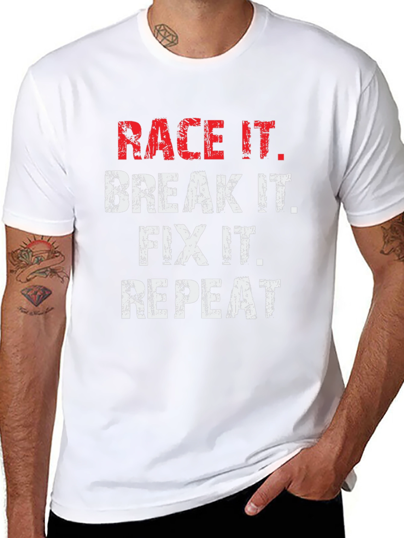 Race It Break It Fix It Repeat T-Shirt