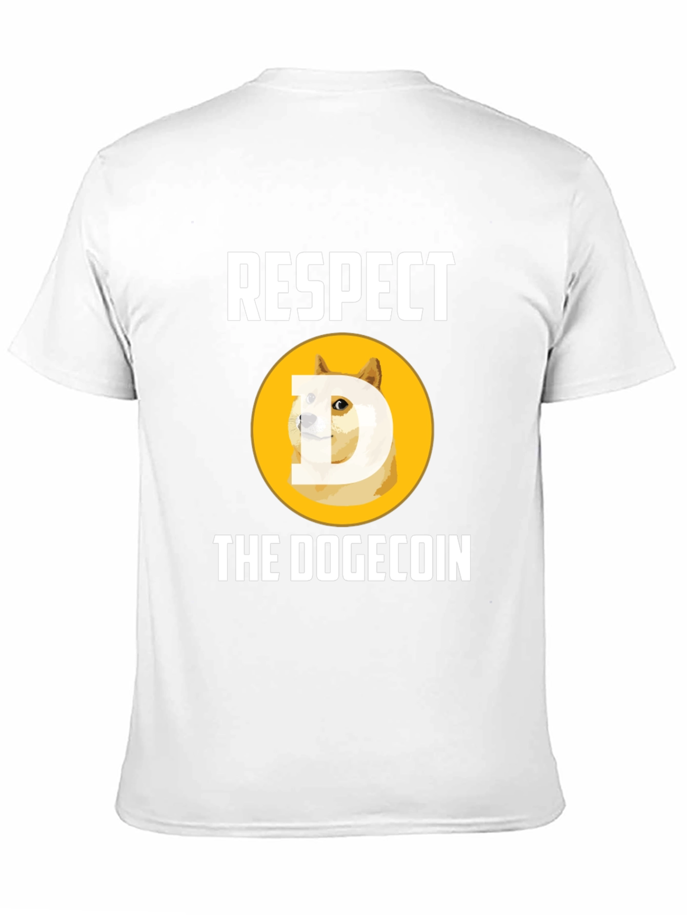 Respect the Dogecoin Black T-Shirt