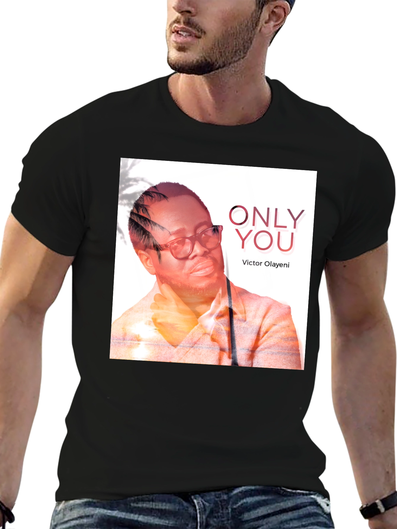 Victor Olayeni Only You Black T-Shirt