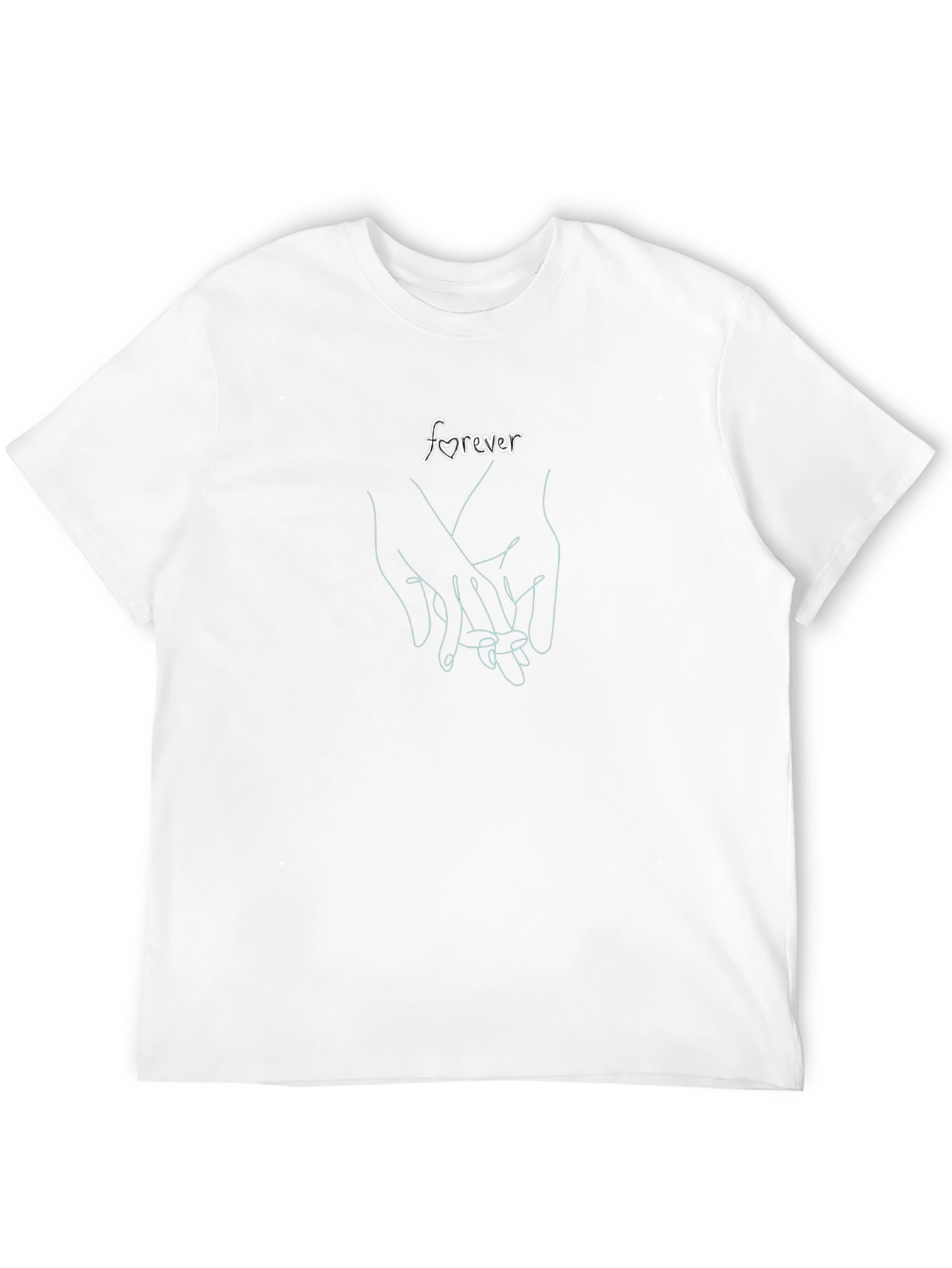 Forever Hands Graphic Tee - Black Casual T-Shirt