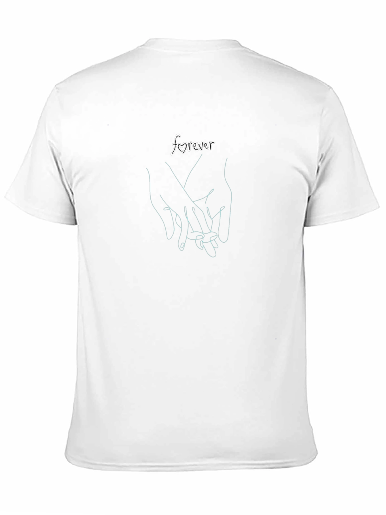 Forever Hands Graphic Tee - Black Casual T-Shirt