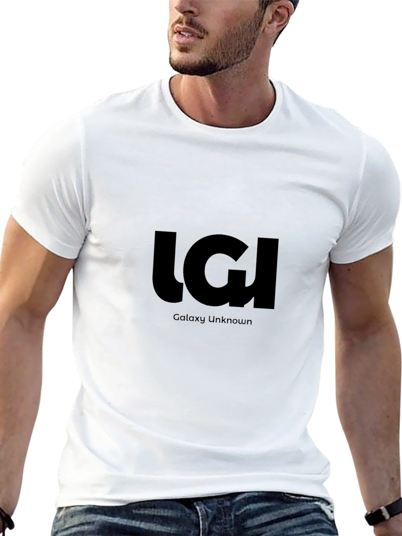 Galaxy Unknown Black T-Shirt: Modern Comfortable Fit