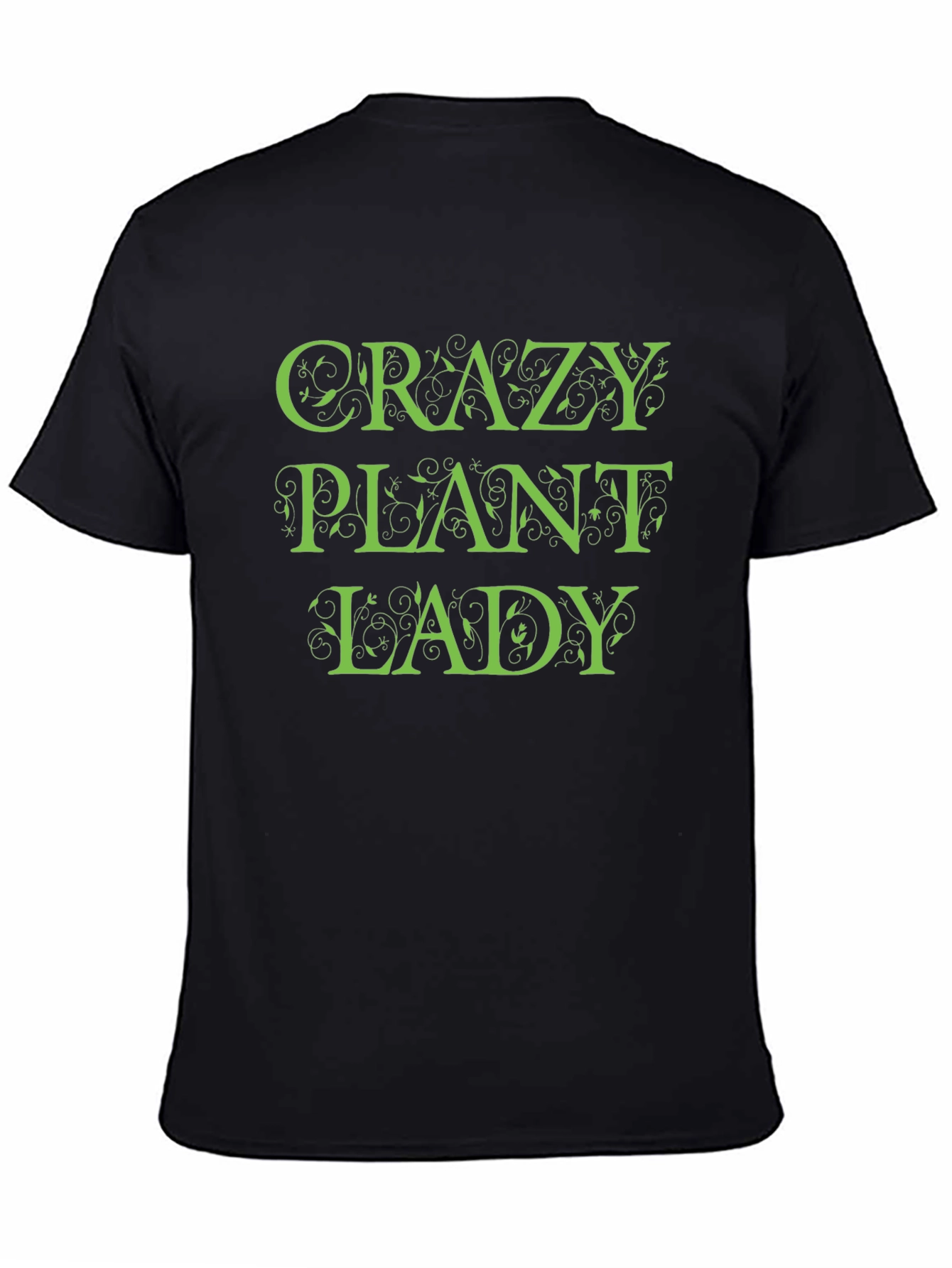 Crazy Plant Lady Graphic Tee - Black