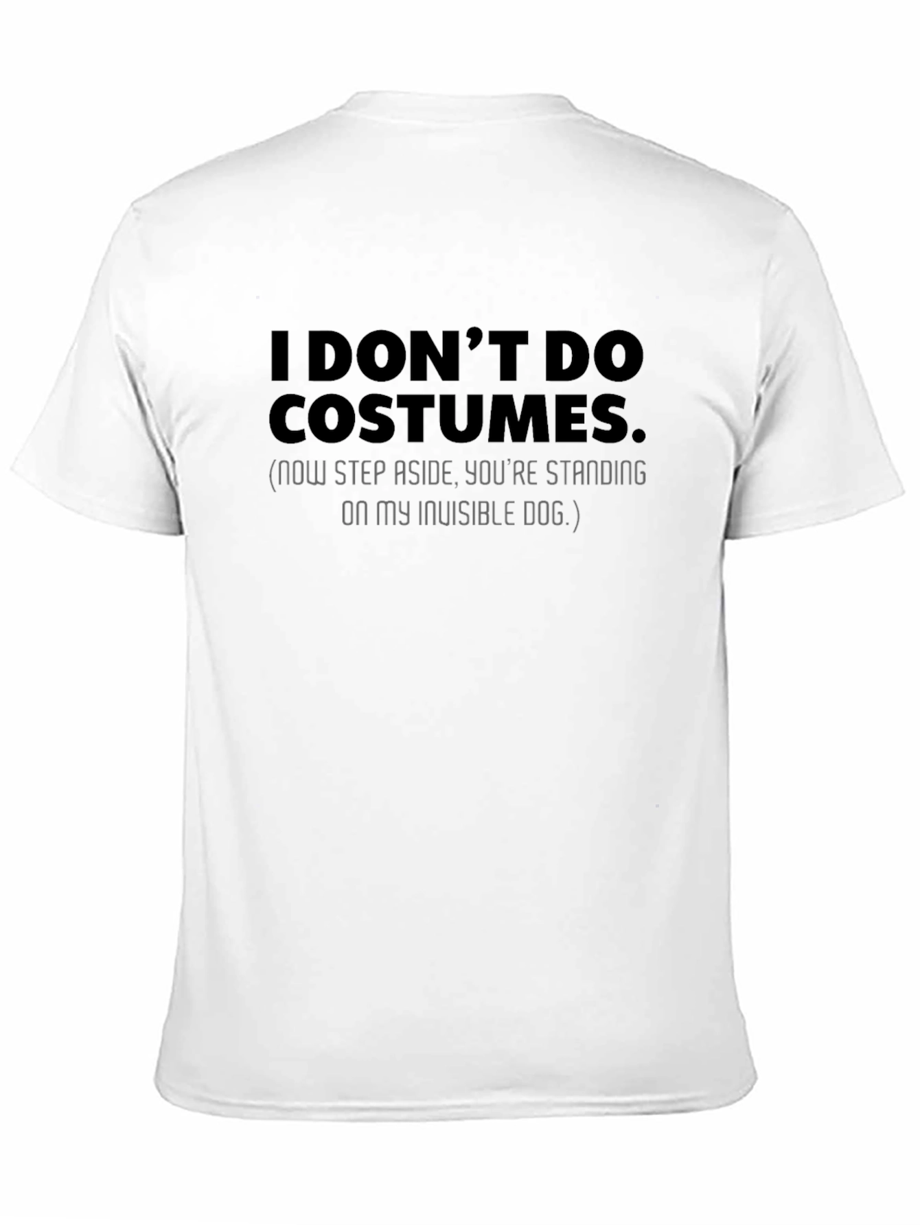 Funny Invisible Dog Graphic T-Shirt