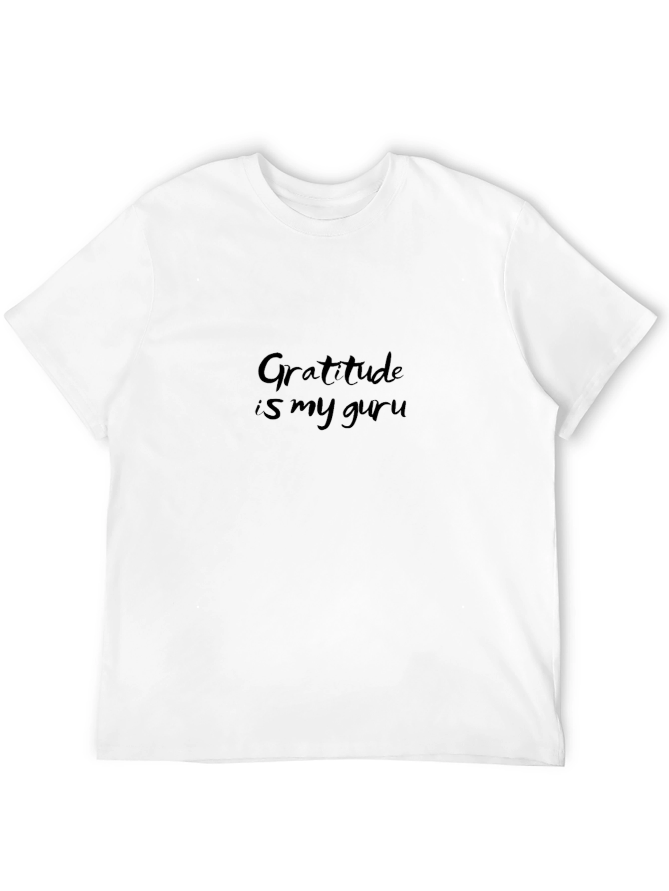 Gratitude is my Guru Black T-Shirt