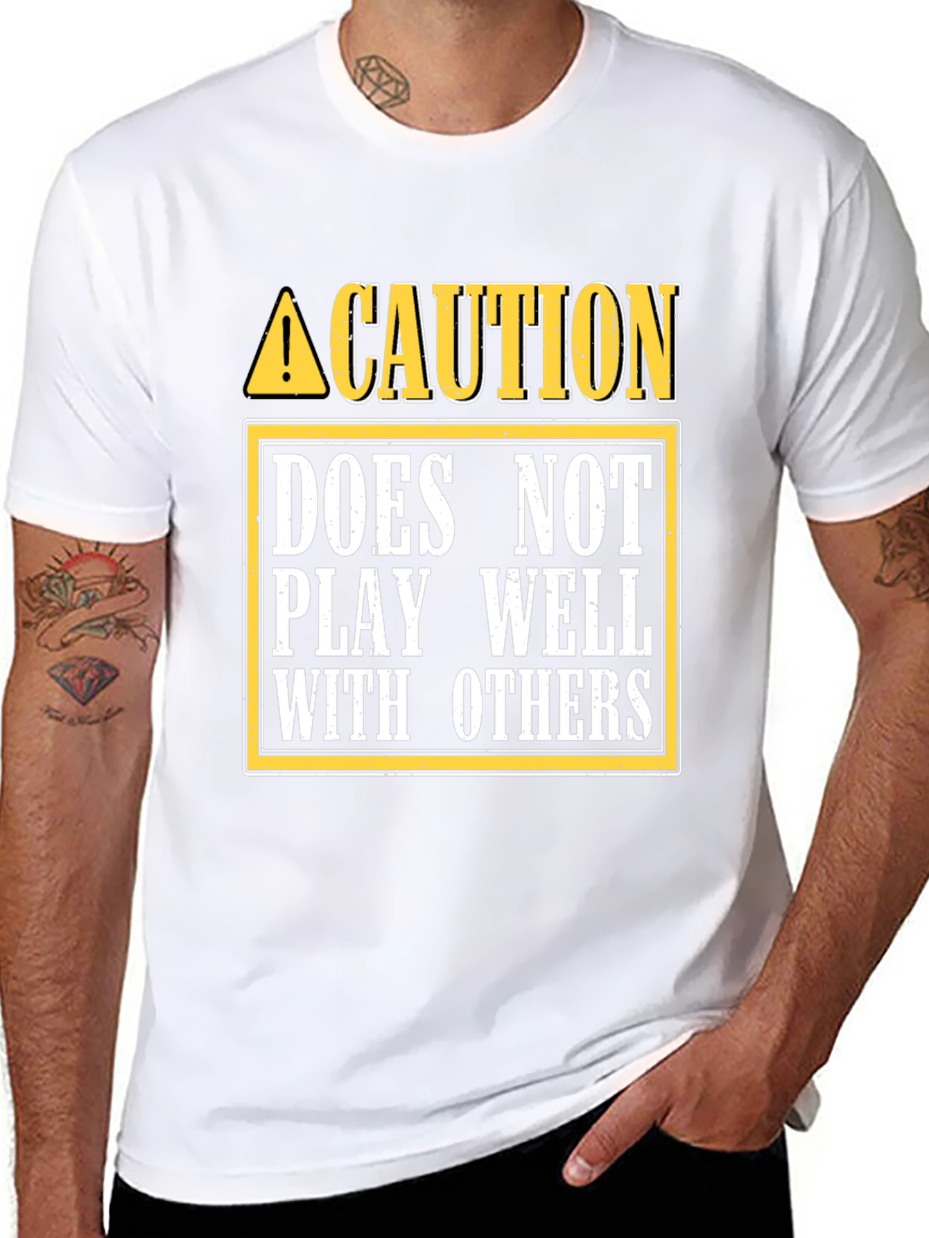 Caution: Does Not Play Well With Others T-Shirt