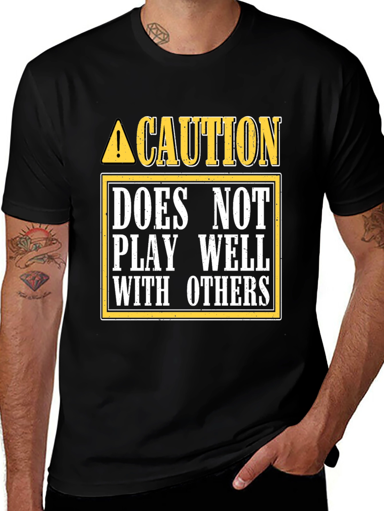 Caution: Does Not Play Well With Others T-Shirt