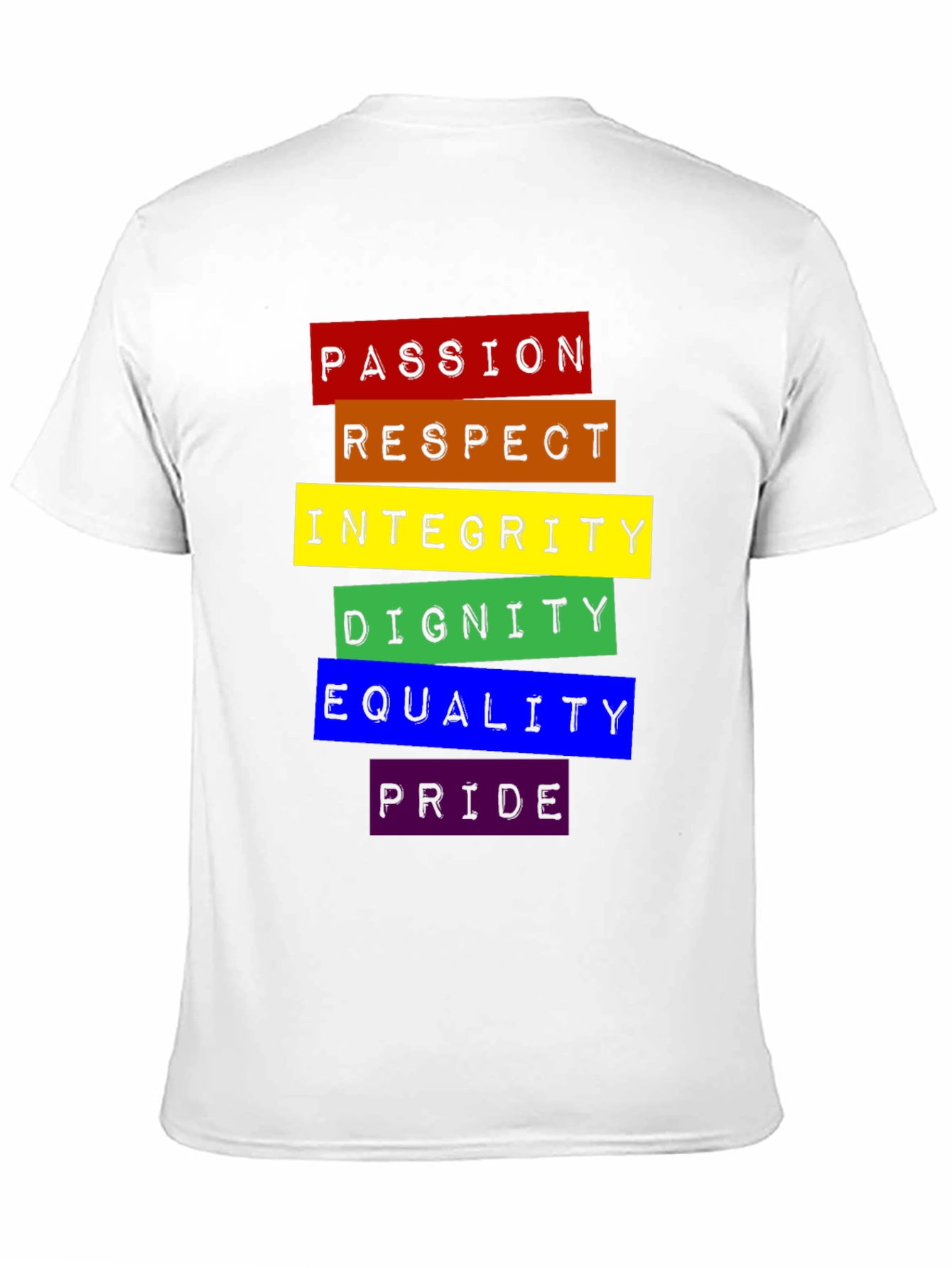 LGBTQ+ Pride Rainbow Values T-Shirt