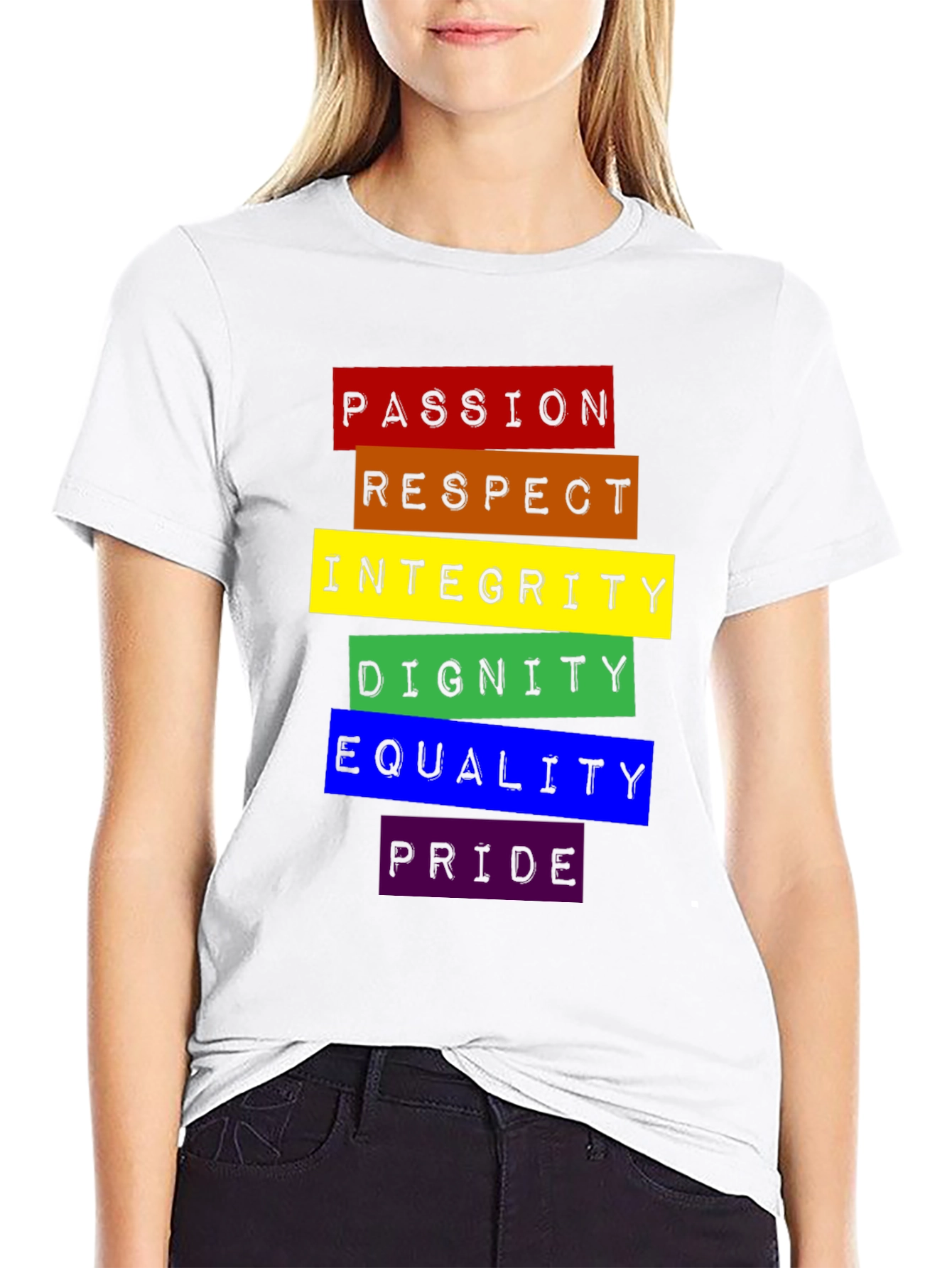 LGBTQ+ Pride Rainbow Values T-Shirt