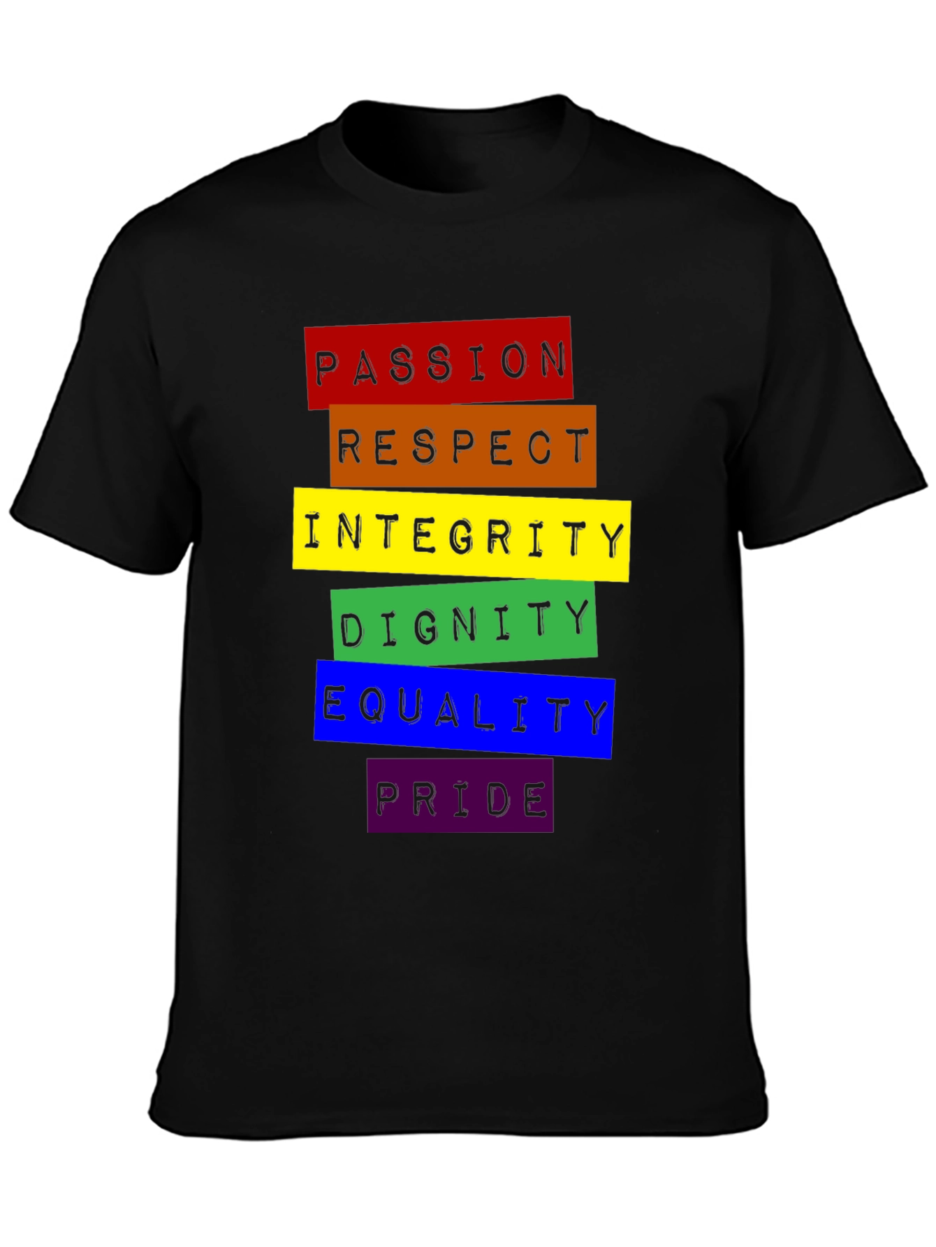 LGBTQ+ Pride Rainbow Values T-Shirt