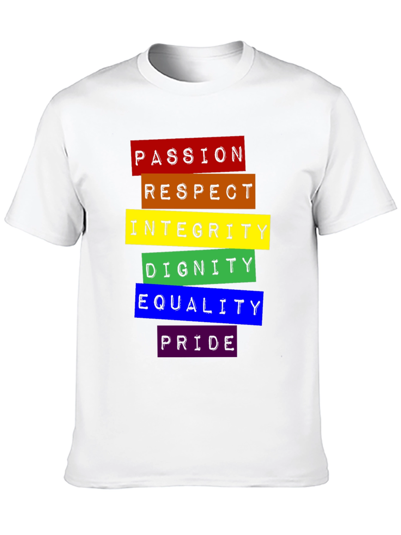 LGBTQ+ Pride Rainbow Values T-Shirt