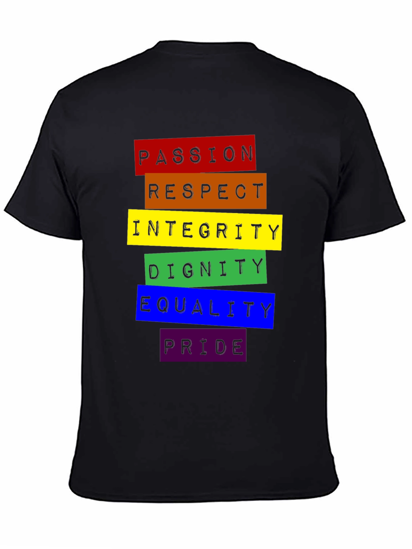 LGBTQ+ Pride Rainbow Values T-Shirt