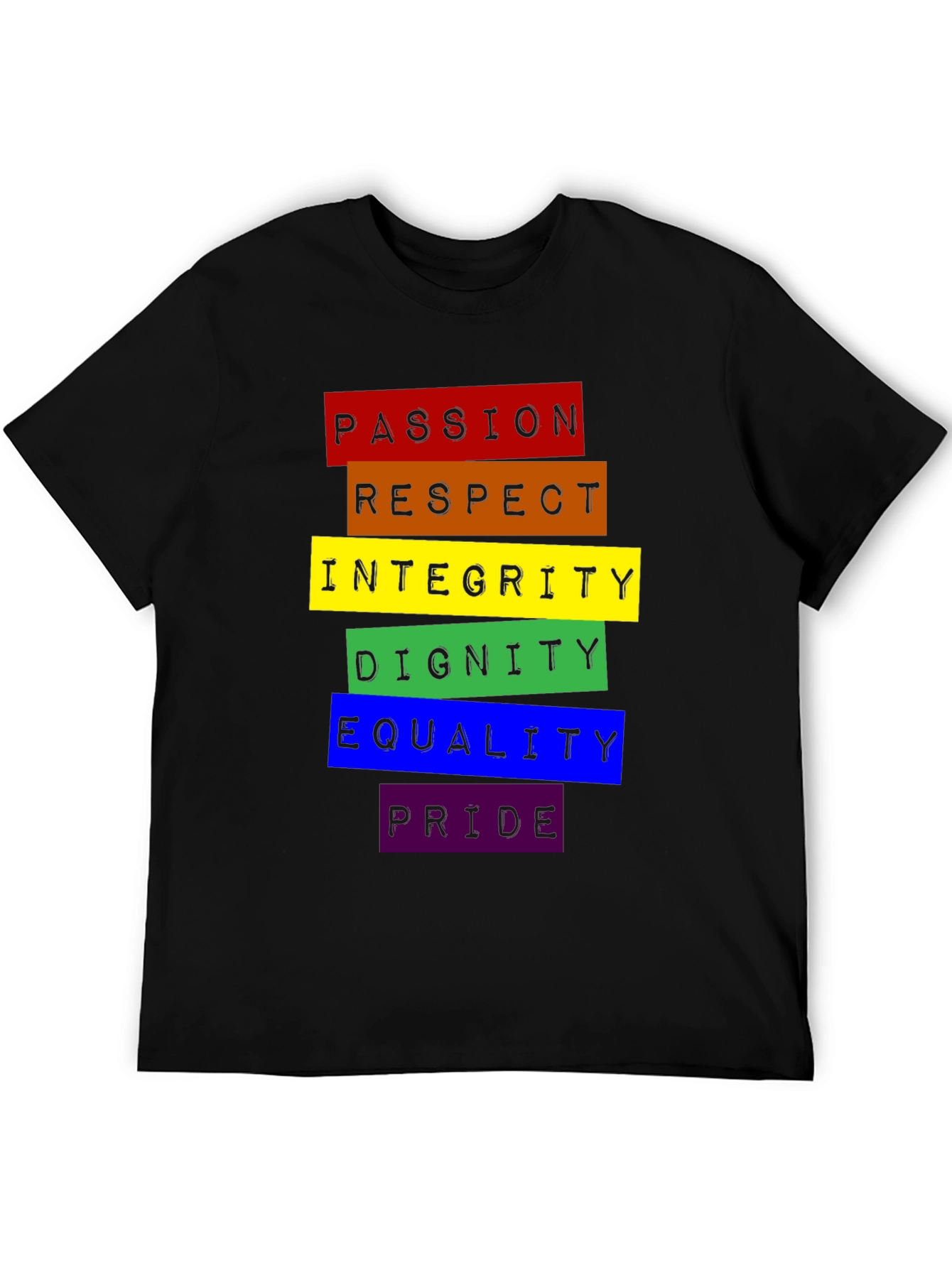 LGBTQ+ Pride Rainbow Values T-Shirt