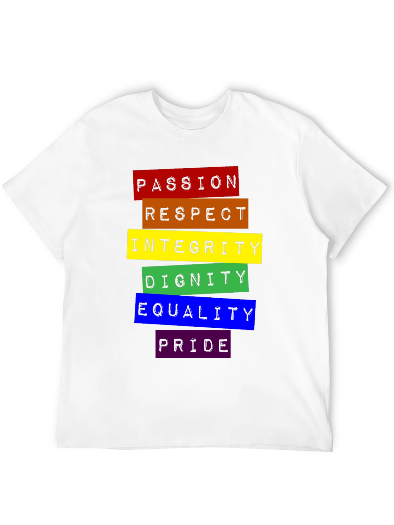 LGBTQ+ Pride Rainbow Values T-Shirt