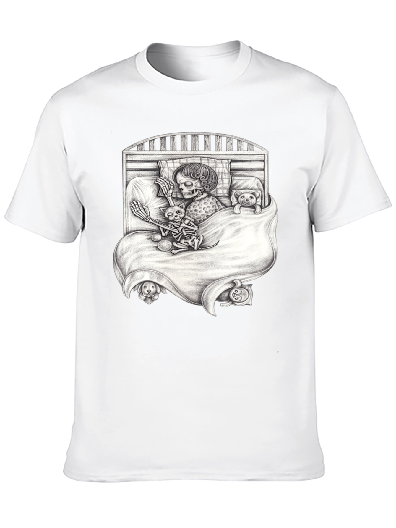 Skeleton Bedtime Story T-Shirt